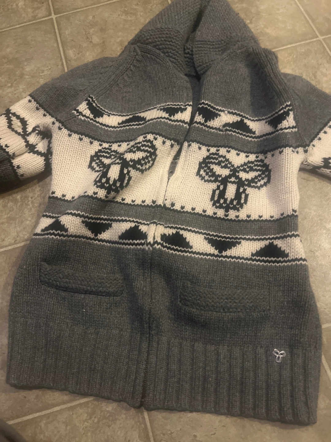 TNA Grey Knit Cardigan - photo 2