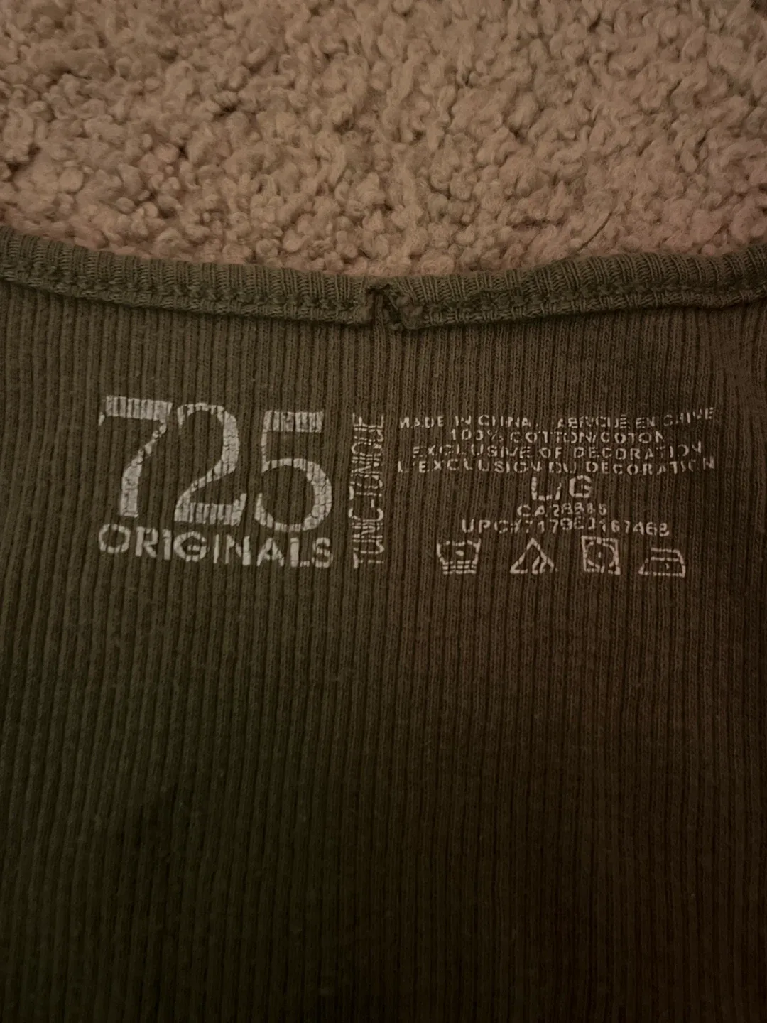 725 Originals Olive Green Tank Top - Size L image indicator(2)