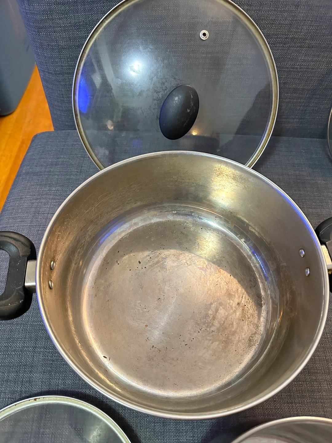 Stainless Steel Pots and Pans Set with Lids - photo 3