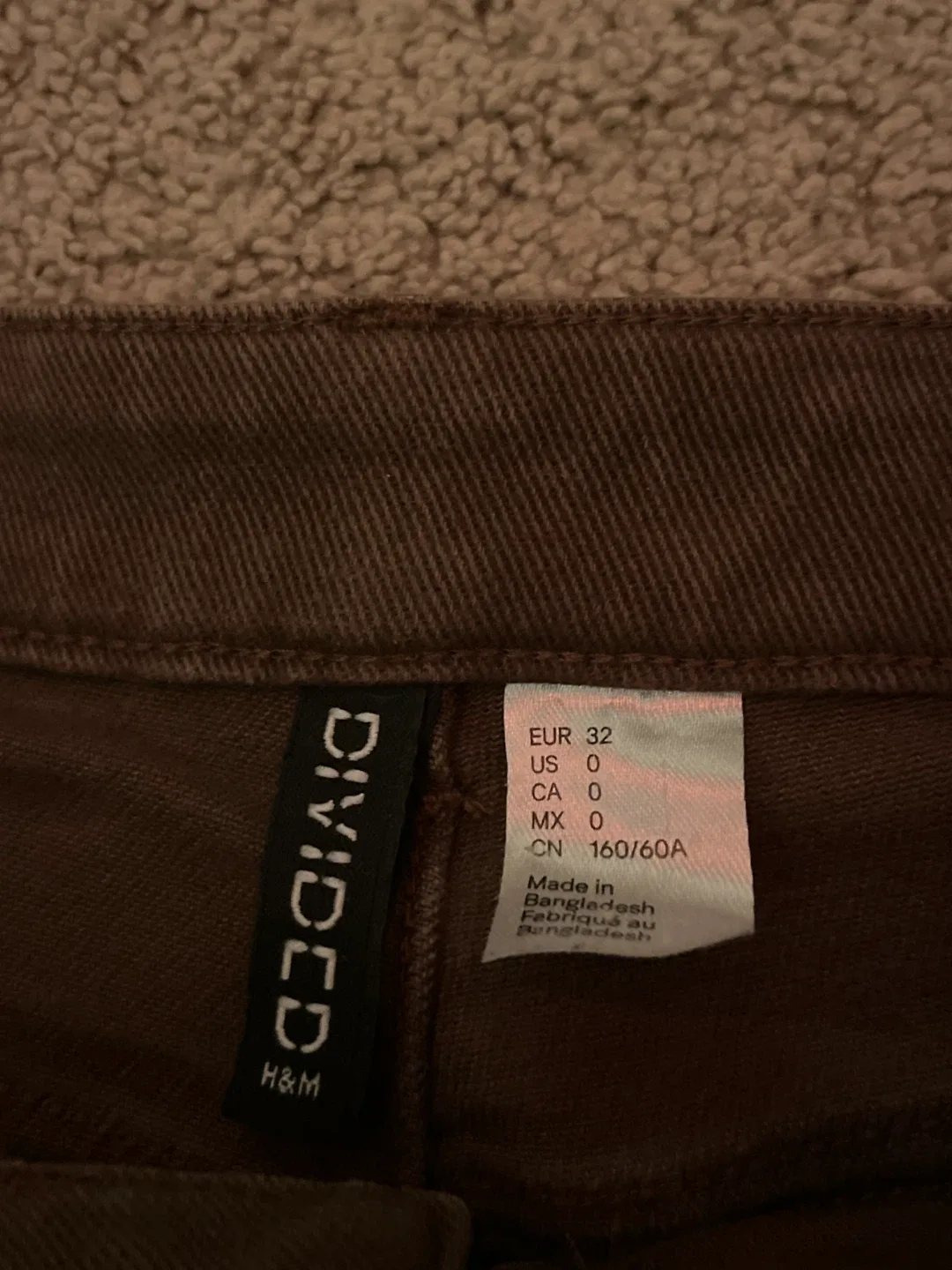 H&M Divided Brown Wide Leg Pants Size 0 image indicator(2)