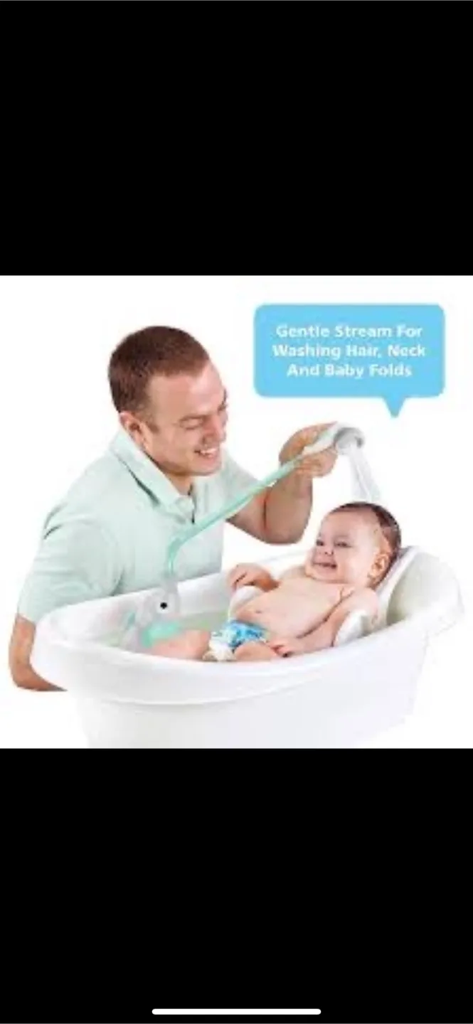 Baby Bath Tub with Gentle Shower Hose image indicator(9)