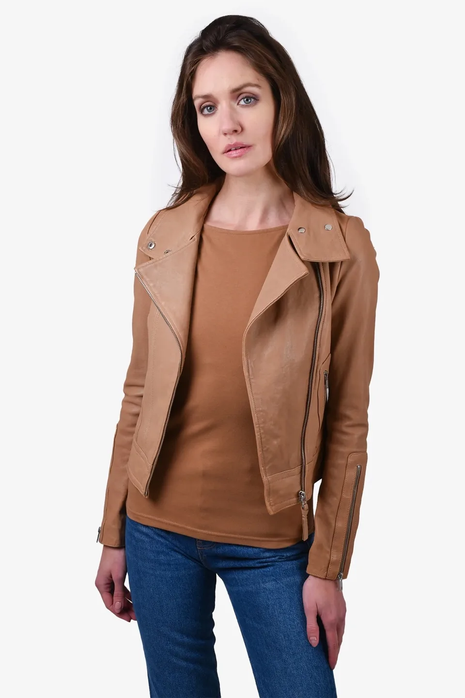 Vintage Mackage For Aritzia Kenya Lambskin Leather Jacket image indicator(3)