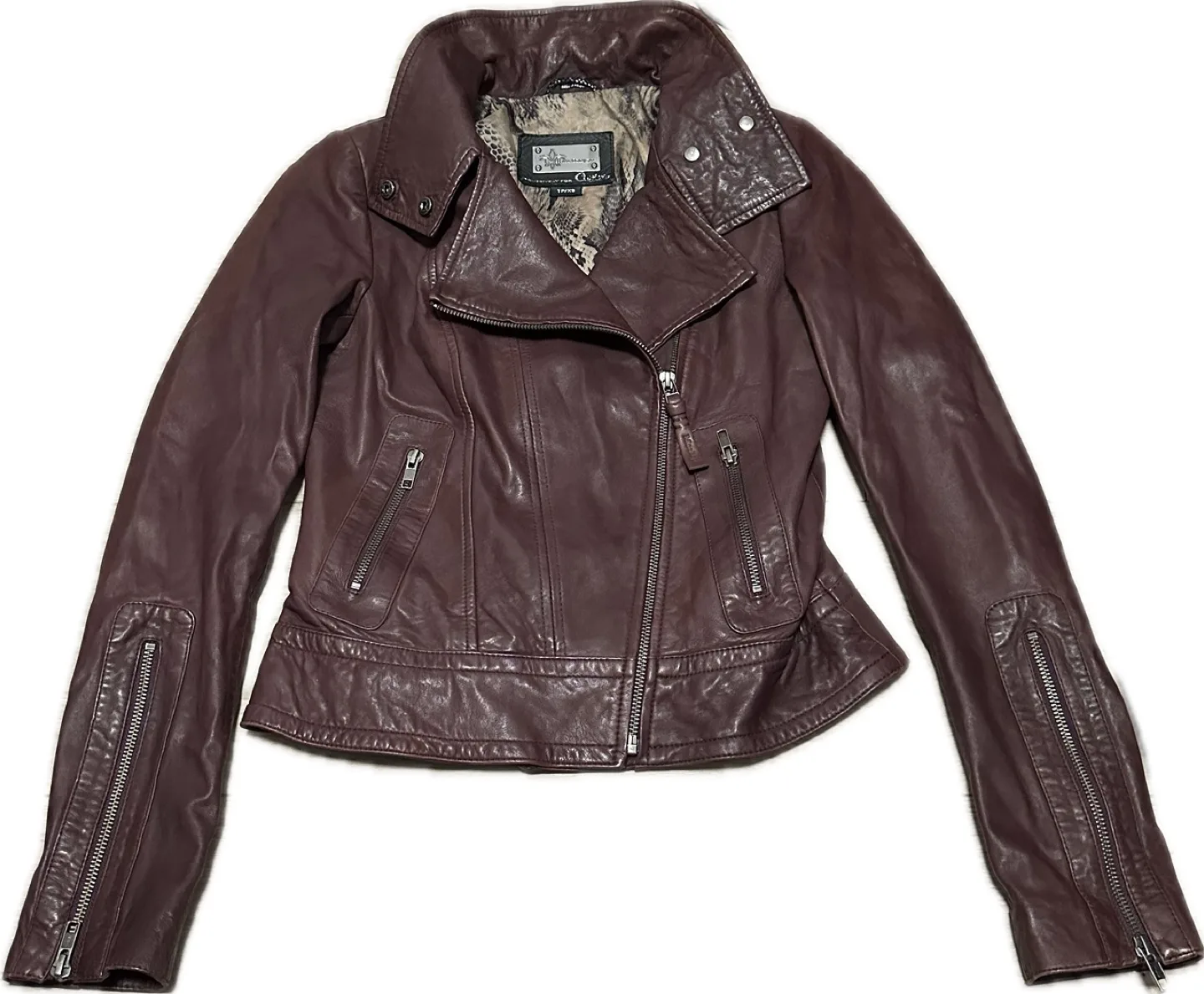 Vintage Mackage For Aritzia Kenya Lambskin Leather Jacket image indicator(5)