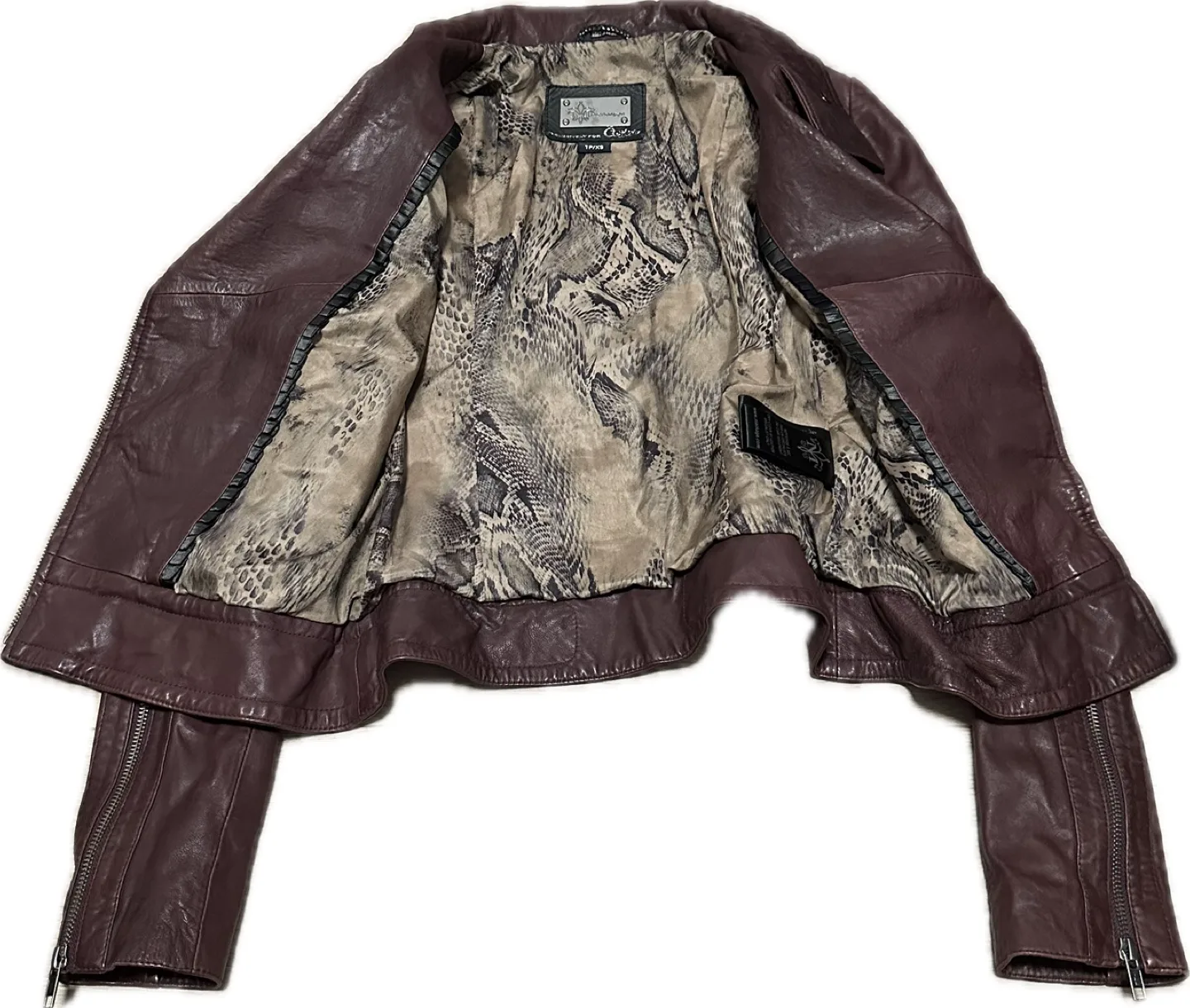 Vintage Mackage For Aritzia Kenya Lambskin Leather Jacket image indicator(8)