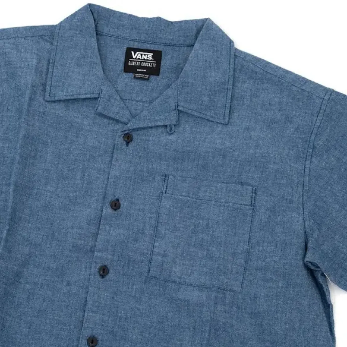 Vans skateboard Button Up Shirt - men’s size Large thumbnail