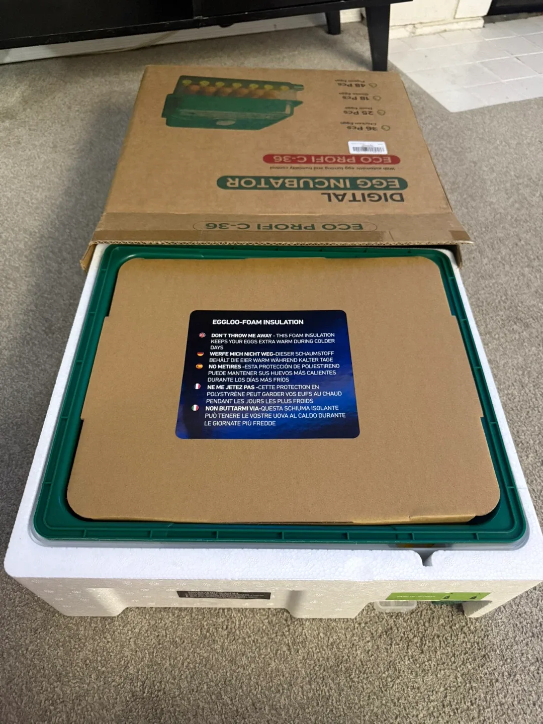 NEW Incubator for 36 Chicken Eggs, Auto Turning + Auto Controls image indicator(4)