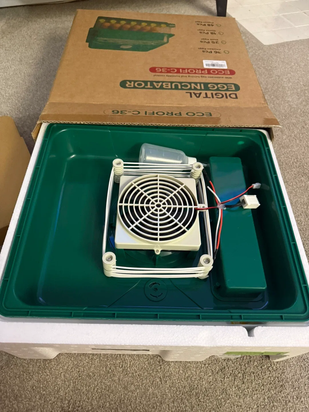 NEW Incubator for 36 Chicken Eggs, Auto Turning + Auto Controls image indicator(3)