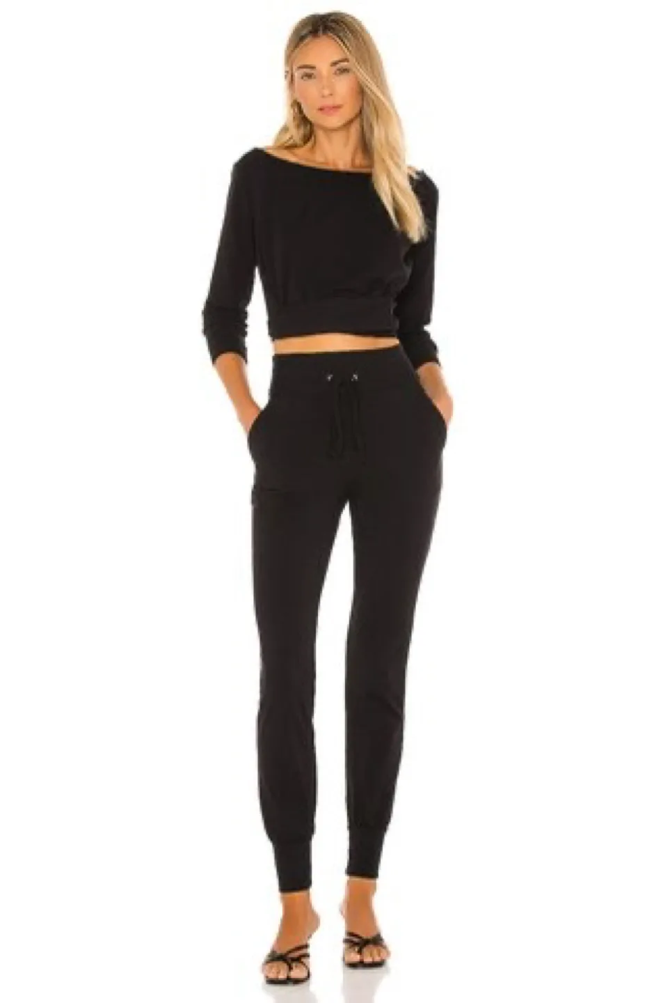 Lovers + Friends Tie Back Top | Black image indicator(4)