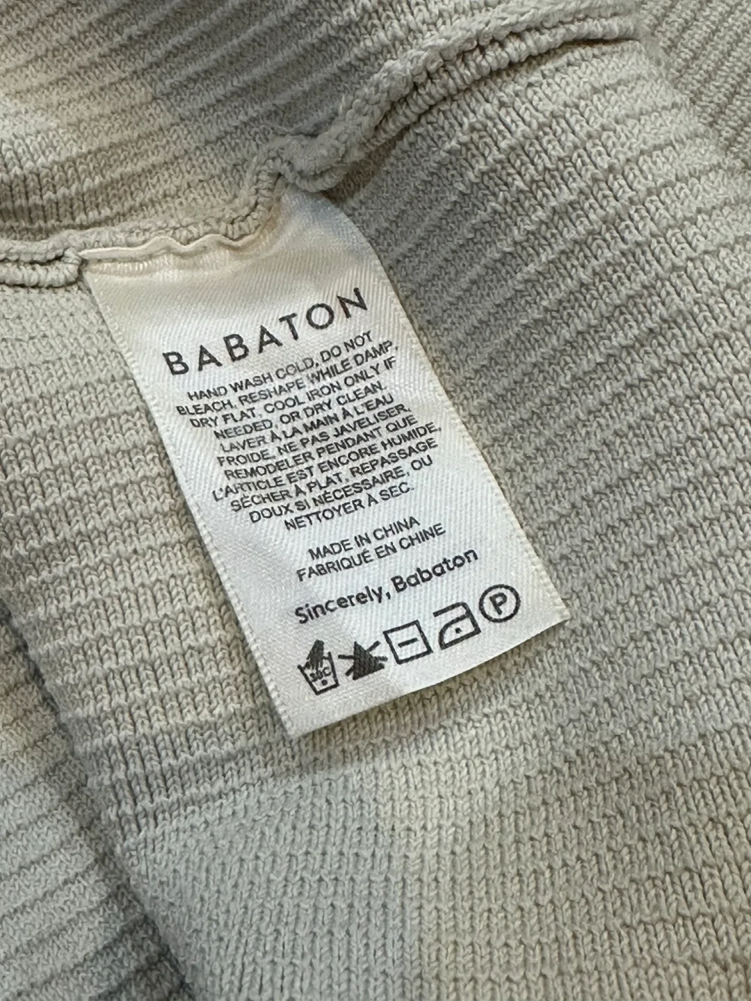 Aritzia Babaton Sculpt Knit Criss Cross Tank | Matte Pearl image indicator(9)