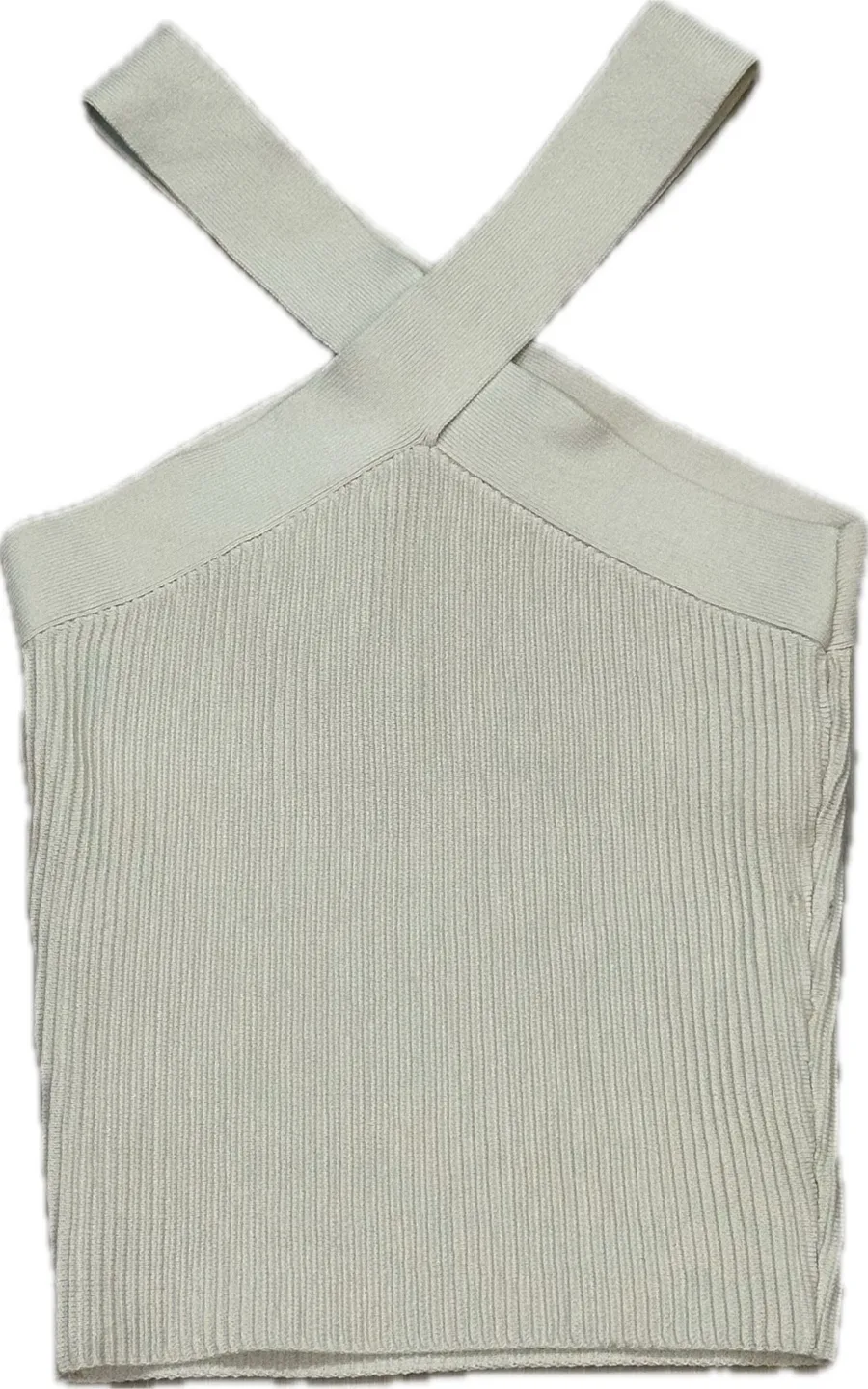 Aritzia Babaton Sculpt Knit Criss Cross Tank | Matte Pearl image indicator(10)