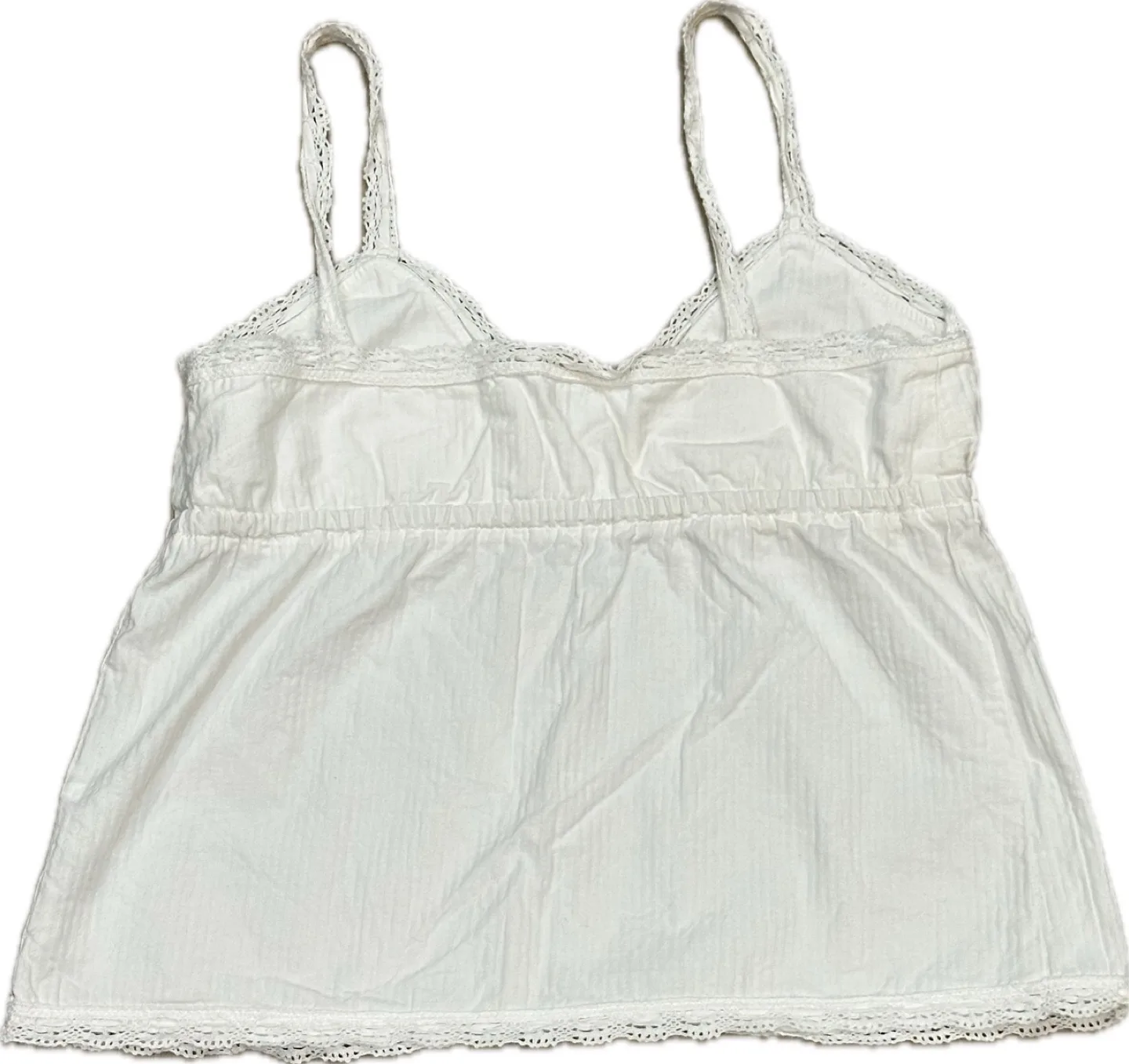 Brandy Melville Edith Lace Tank | White image indicator(6)