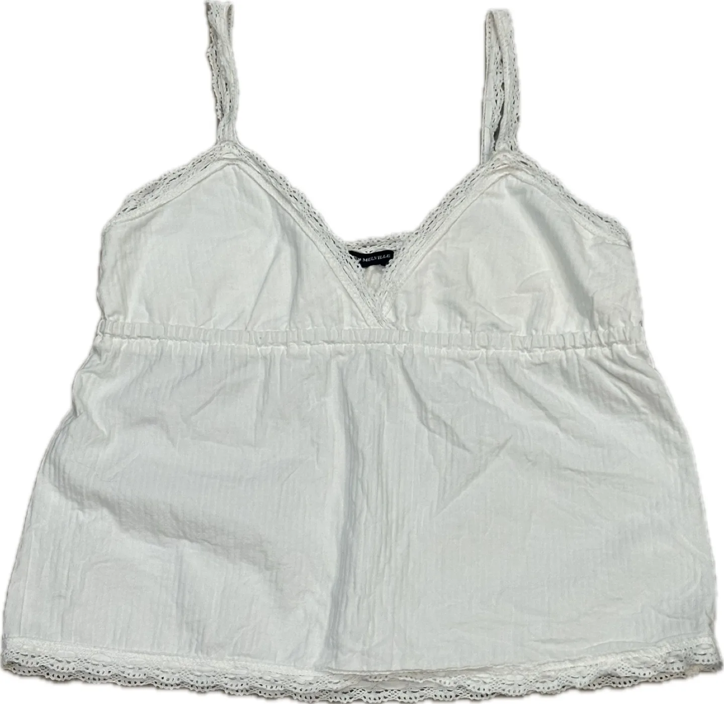 Brandy Melville Edith Lace Tank | White image indicator(5)