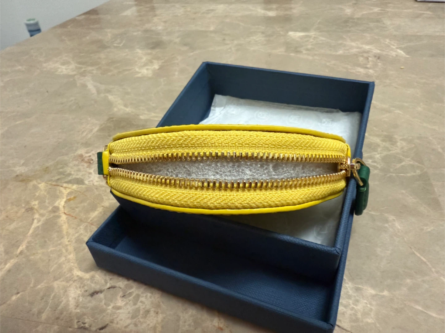 MAISON de SABRÉ Yellow Leather Coin Purse - photo 3