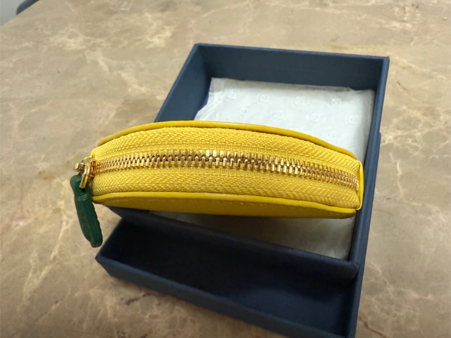 MAISON de SABRÉ Yellow Leather Coin Purse - photo 4