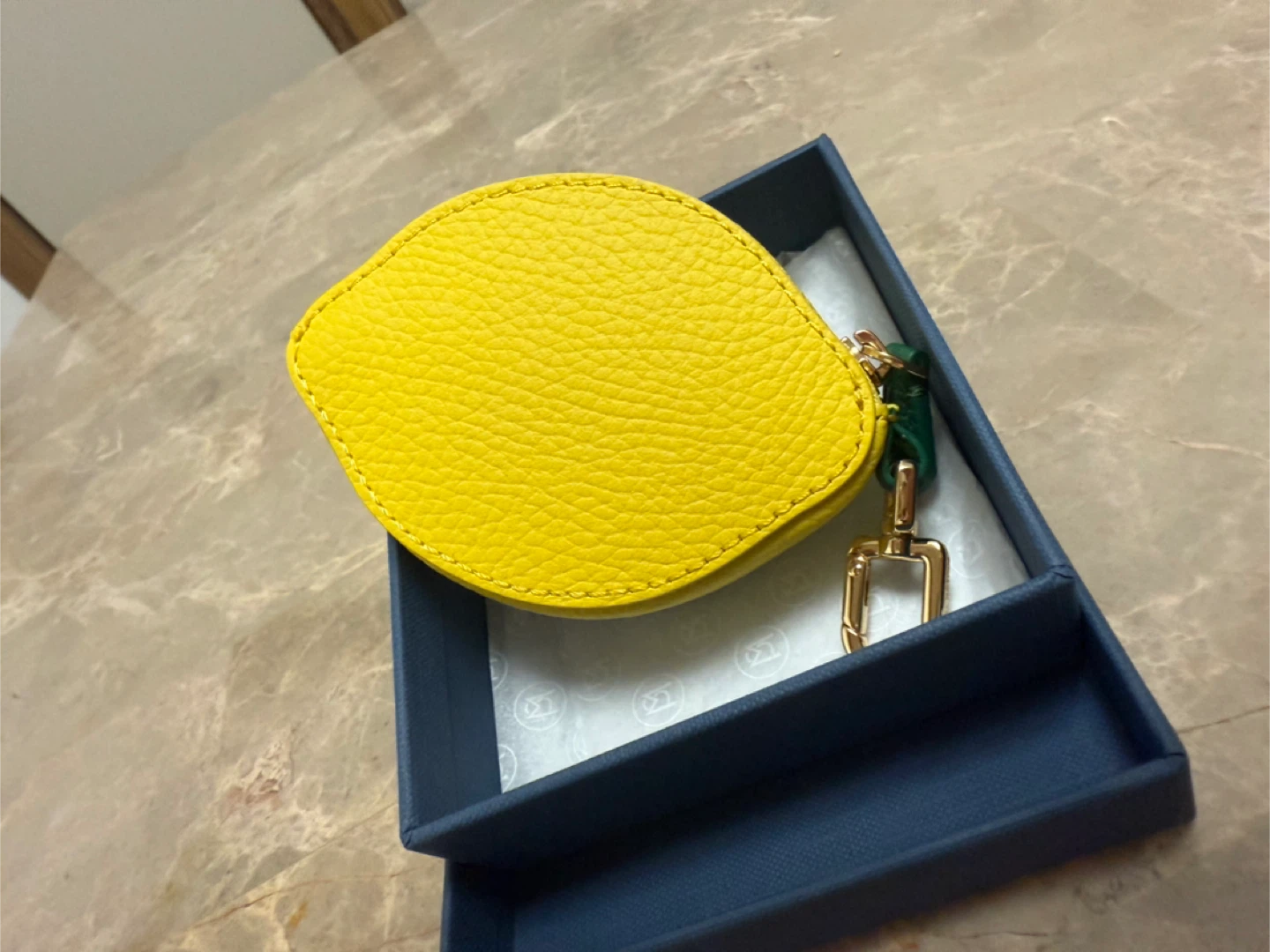 MAISON de SABRÉ Yellow Leather Coin Purse - photo 2