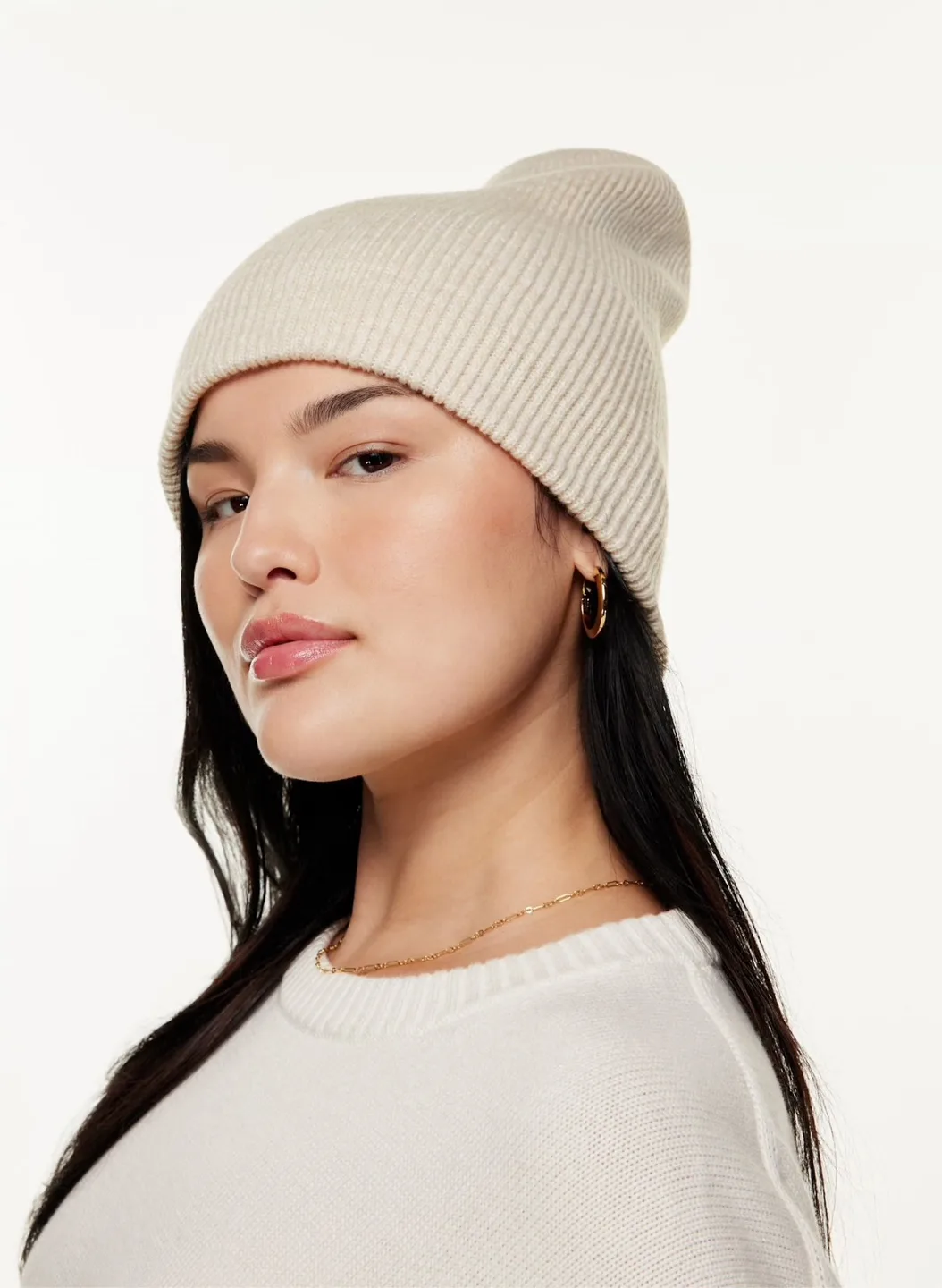 Aritzia Sunday Best Beanie | Milk/Herring thumbnail