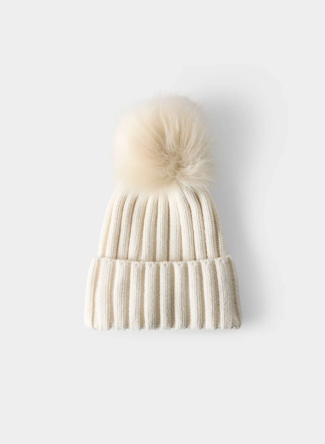 Aritzia Sunday Best Real Faux Fur Pom Cuffed Beanie | Black image indicator(2)