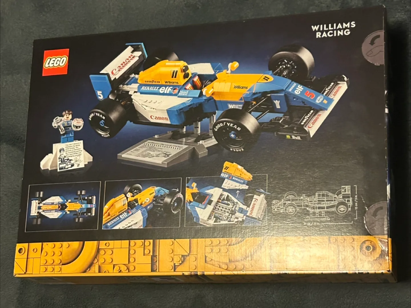 LEGO Icons Williams Racing FW14B & Nigel Mansell image indicator(2)