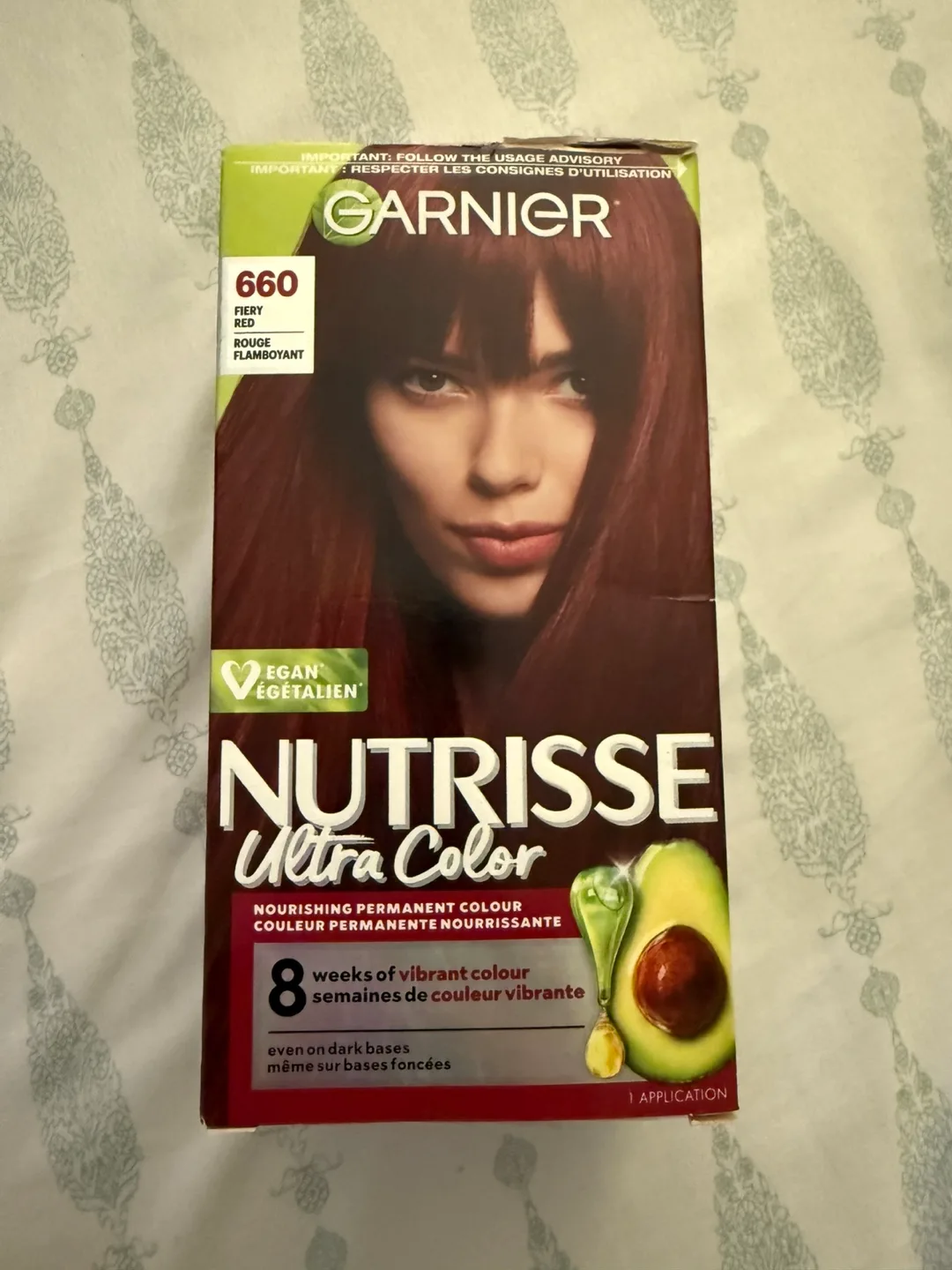 Garnier Nutrisse Ultra Color 660 Fiery Red Hair Dye thumbnail