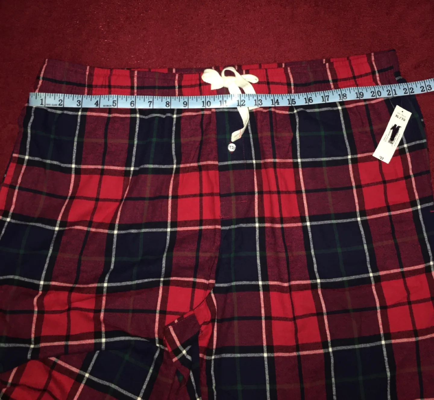 New XL Joe Fresh  Plaid Pajama Pants image indicator(3)