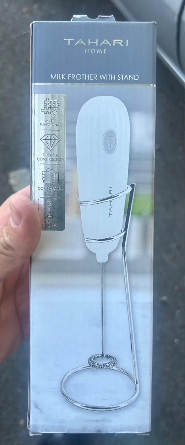 Tahari Home Milk Frother with Stand - New in Box! thumbnail
