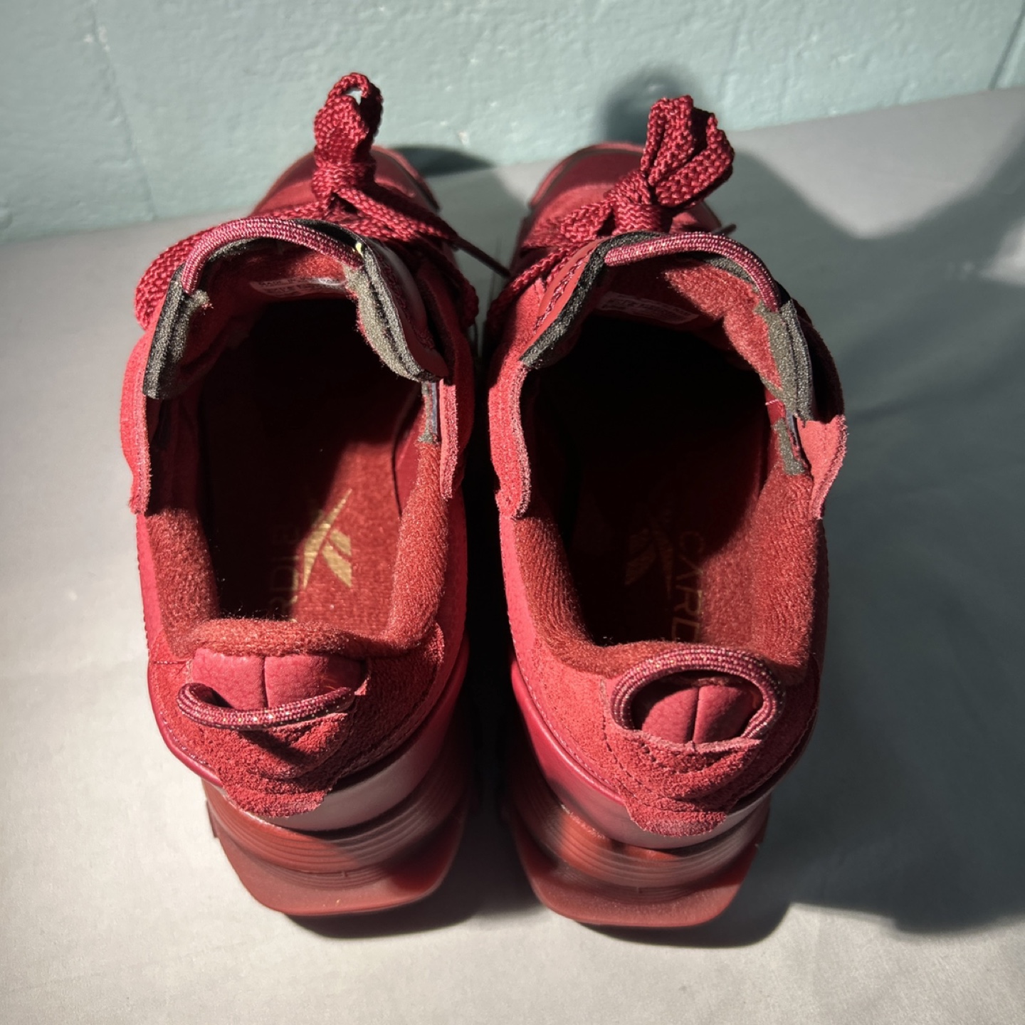 Reebok Burgundy Suede Sneakers - photo 4