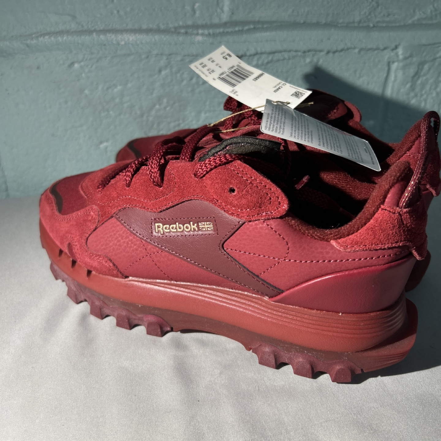 Reebok Burgundy Suede Sneakers - photo 3