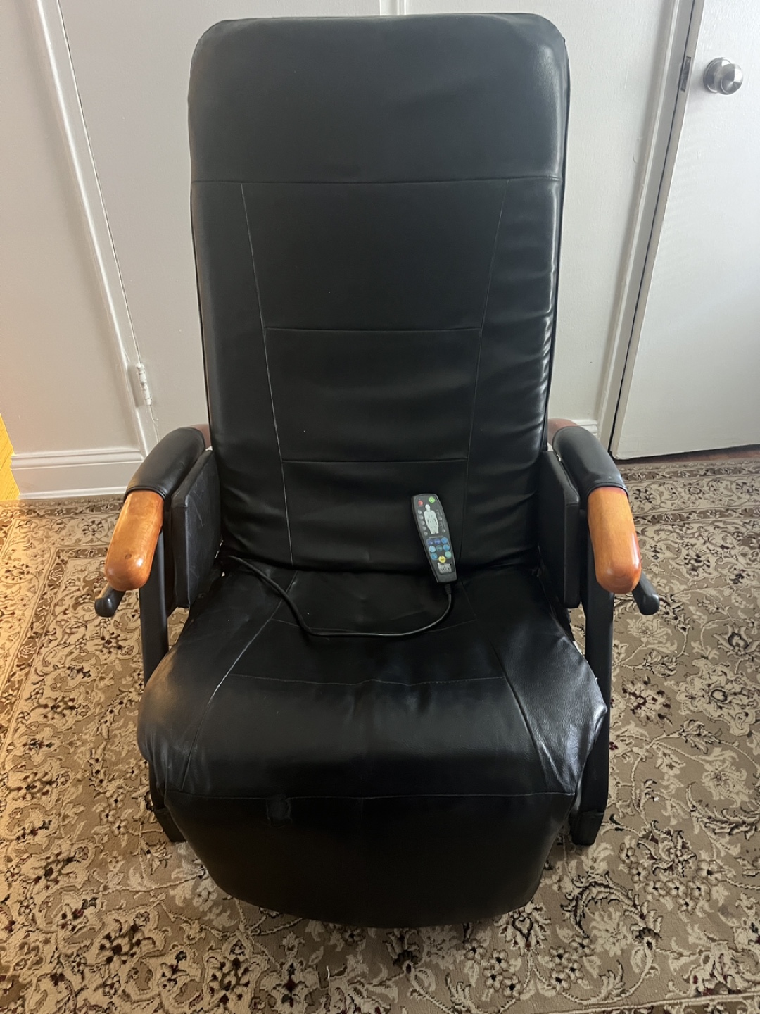 Black Massage Recliner Chair
