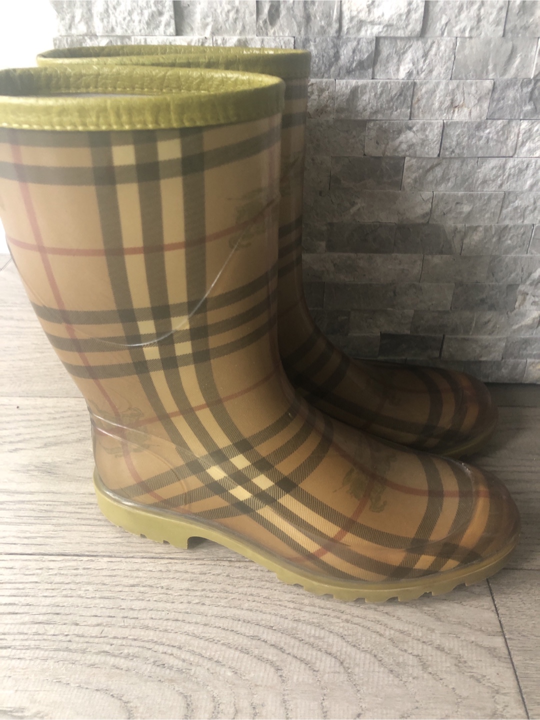 Burberry Plaid Rain Boots - photo 2