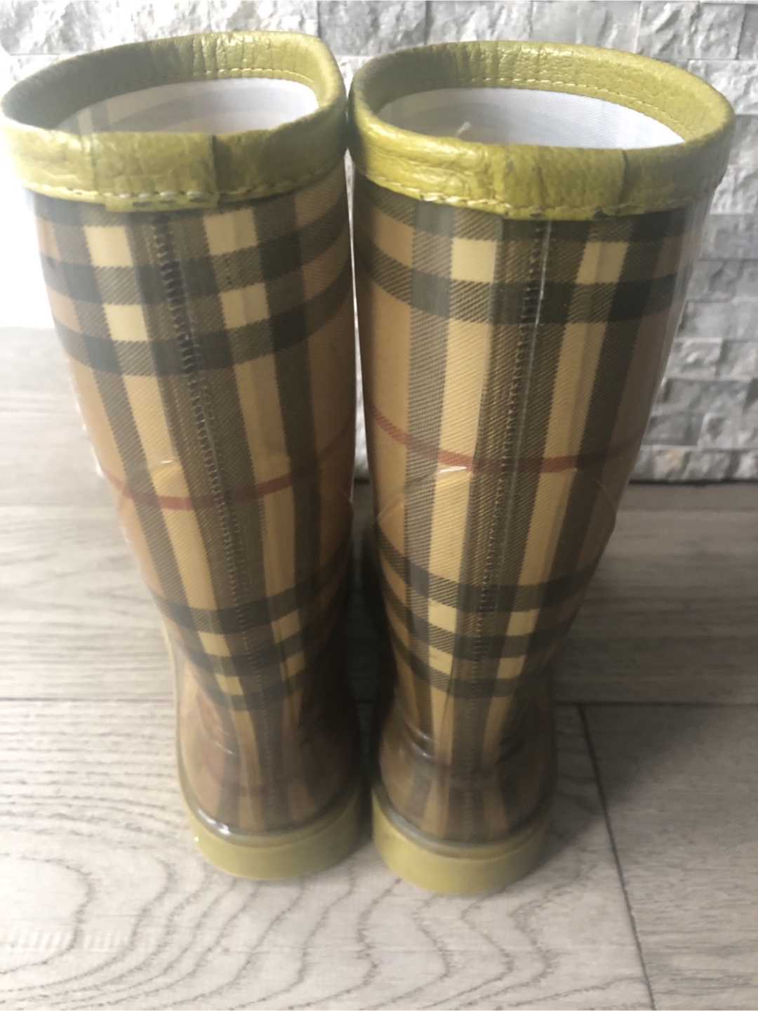 Burberry Plaid Rain Boots - photo 3
