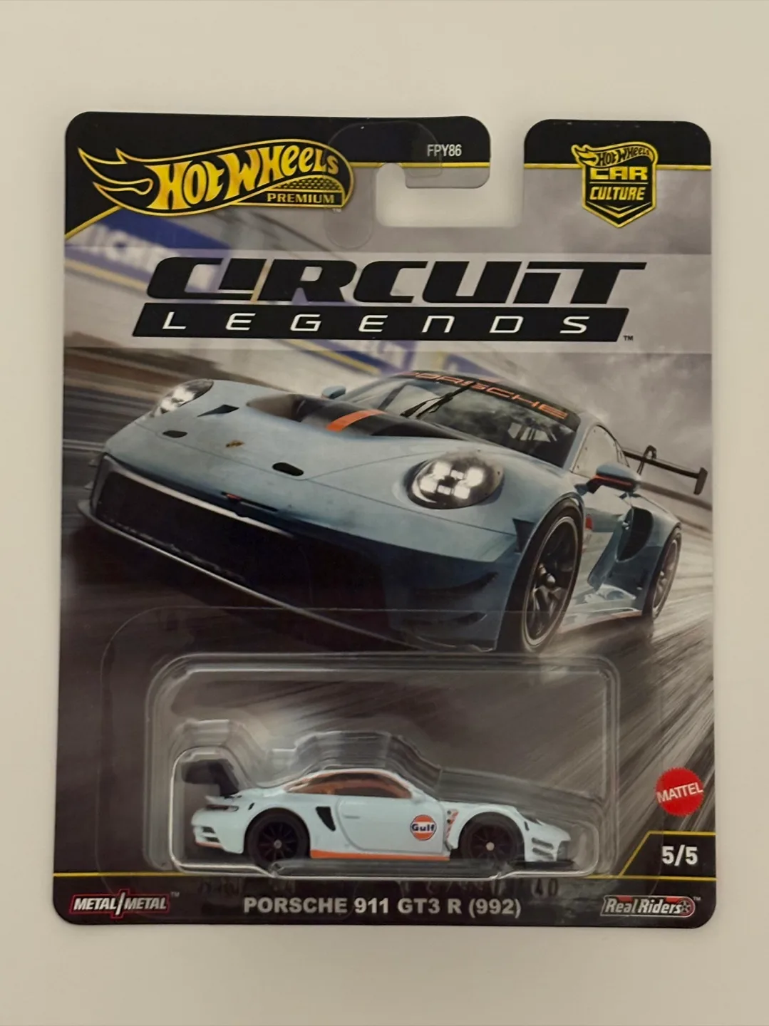 Hot Wheels Premium Porsche 911 GT3 R (992) thumbnail