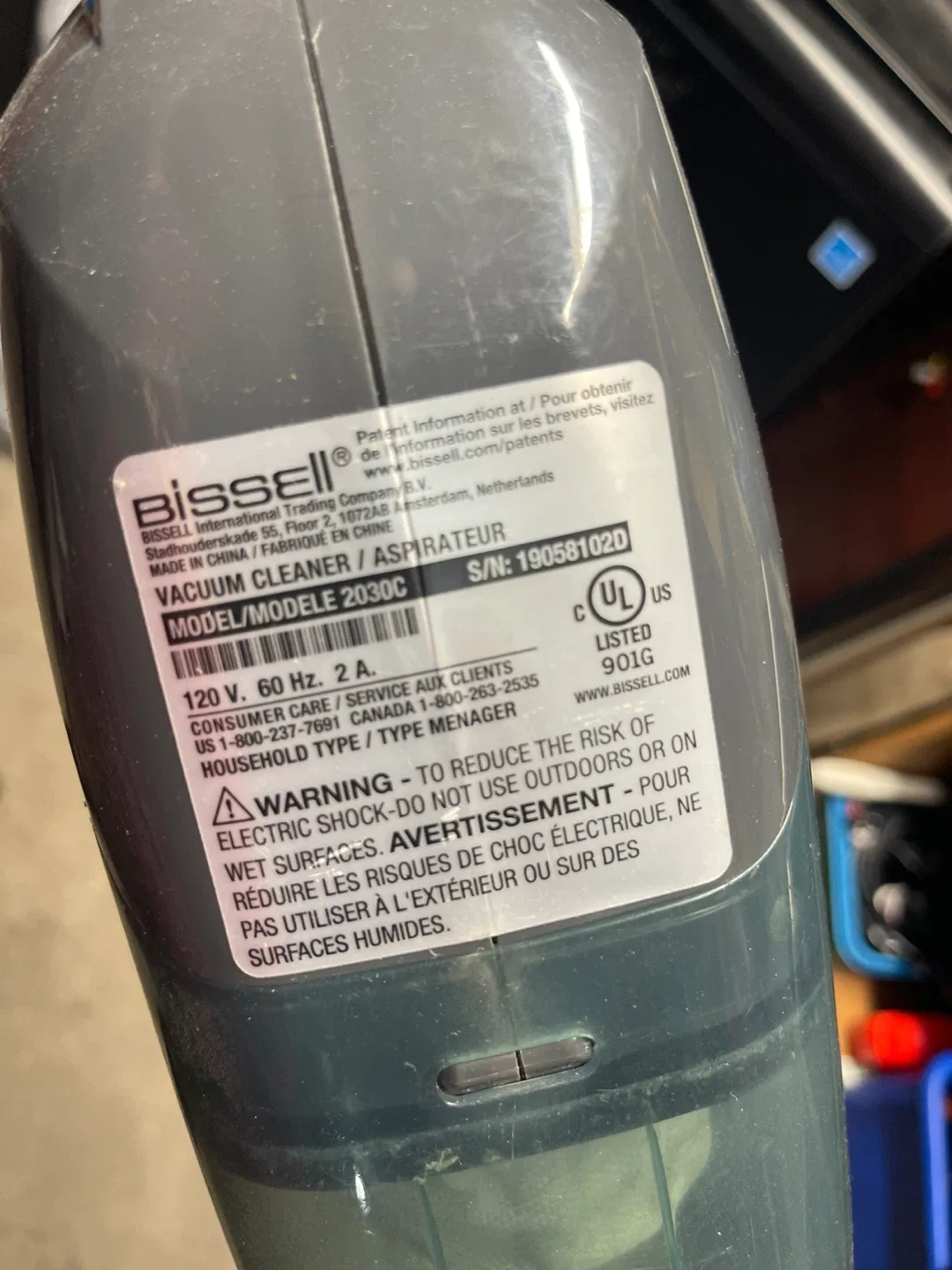 Bissell 2030C Vacuum Cleaner image indicator(2)