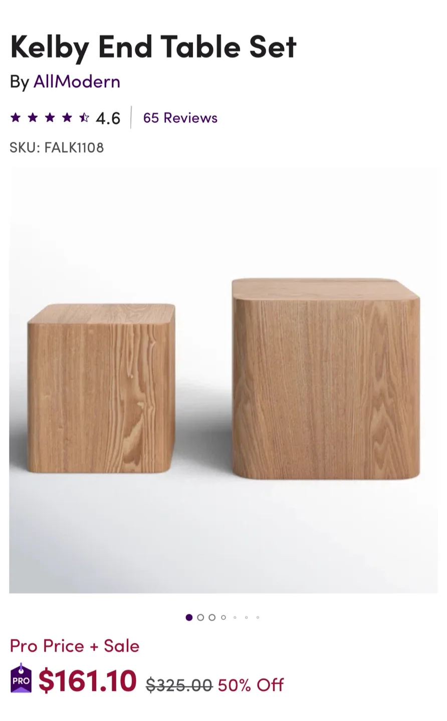 AllModern Kelby End Table Set image indicator(3)