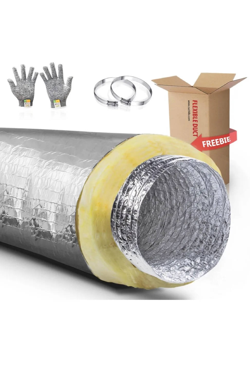 Ocodlife 8 Inch 25 Feet Insulation Hose thumbnail