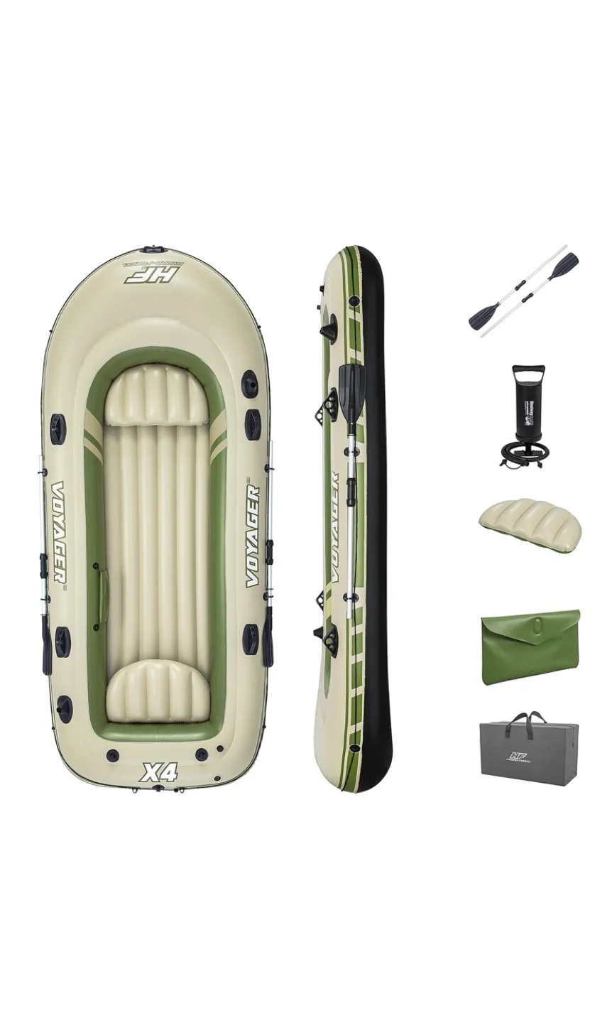 Hydro-Force Voyager X4 Inflatable Raft Set - Seats 4 thumbnail