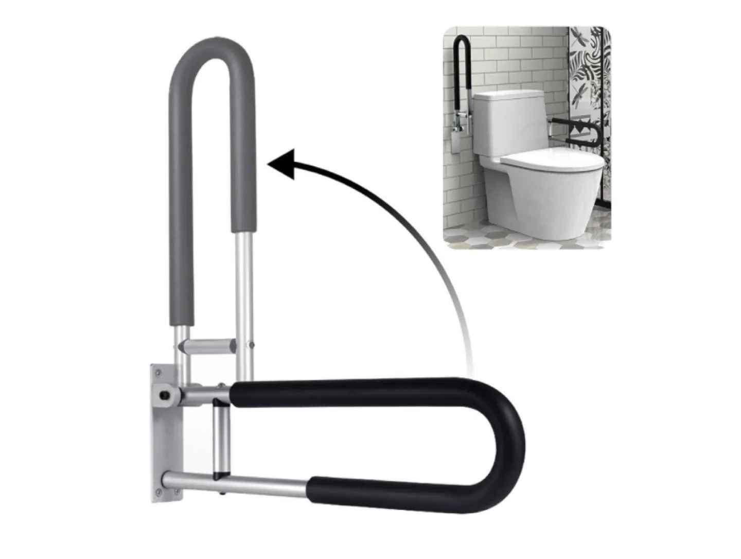 Bathroom Handrail Grab Bar - Durable & Safe thumbnail