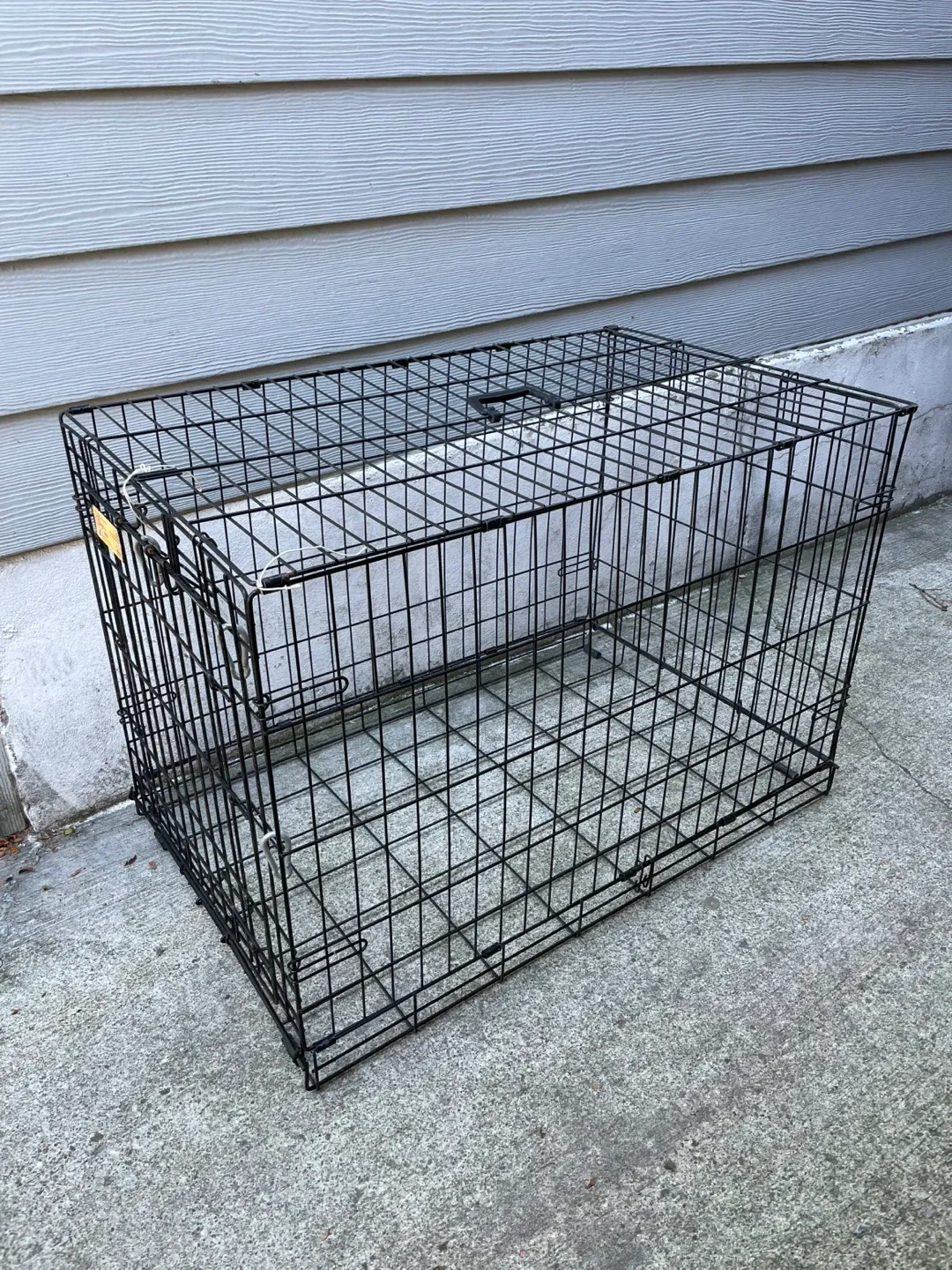 MidWest Life Stages Metal Foldable Dog Crate Cage - LARGE
