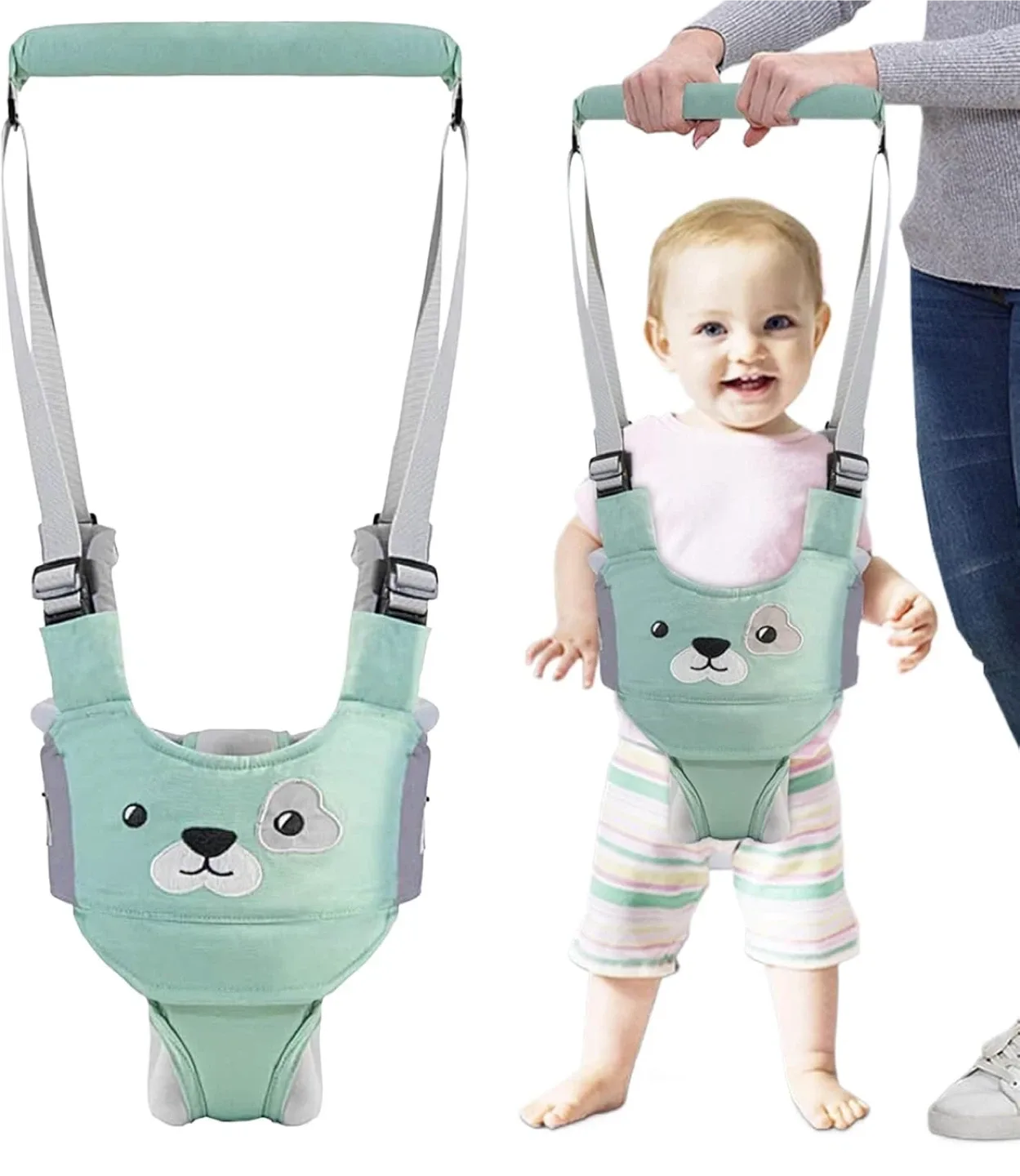 Baby Walking Harness Assistant - Mint Green image indicator(2)