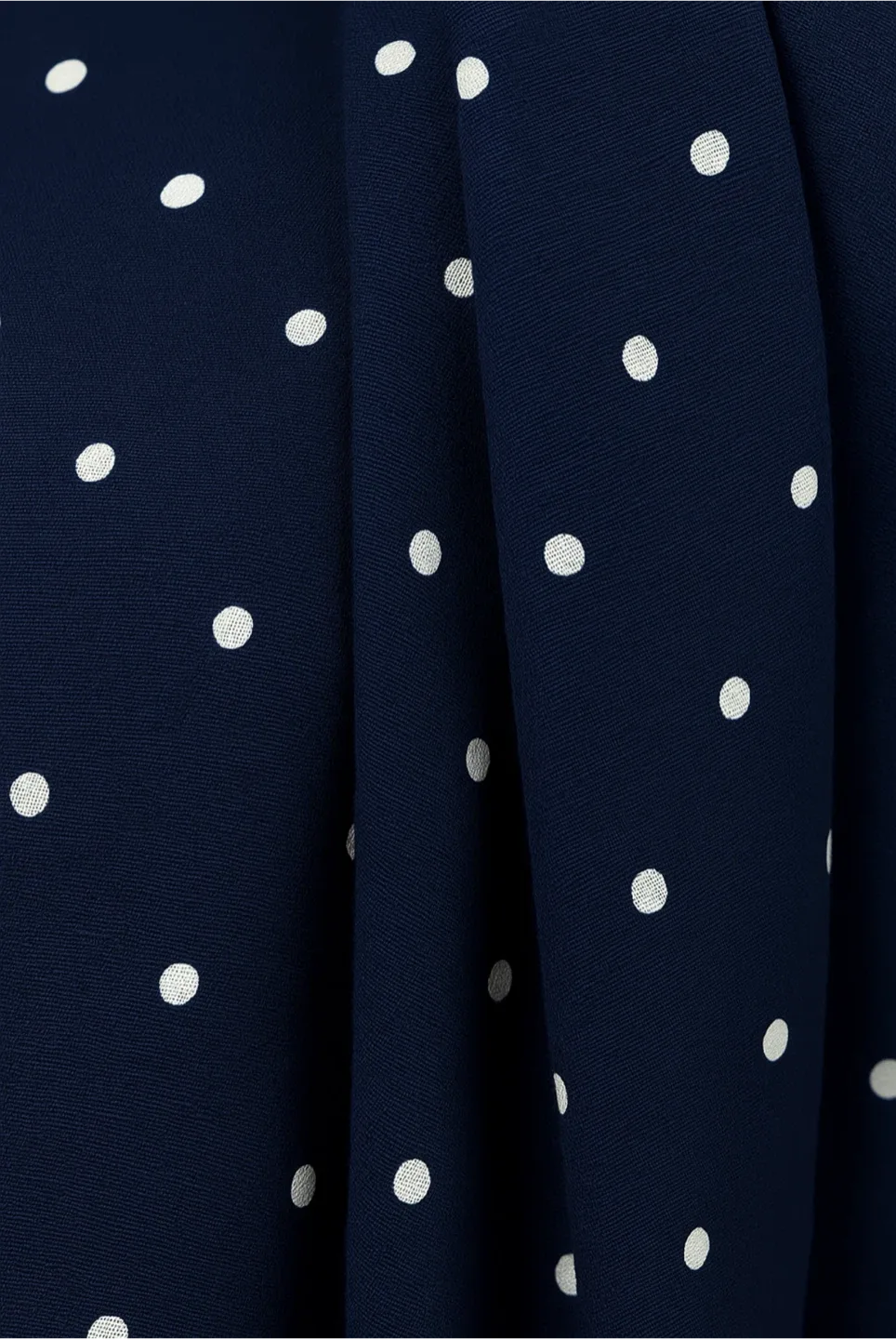 New! - Navy Dot Midi Dress image indicator(3)