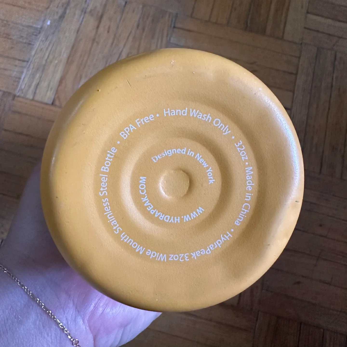 Hydrapeak 32oz Stainless Steel Bottle - Yellow image indicator(5)