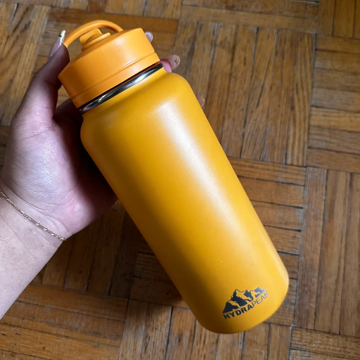 Hydrapeak 32oz Stainless Steel Bottle - Yellow thumbnail
