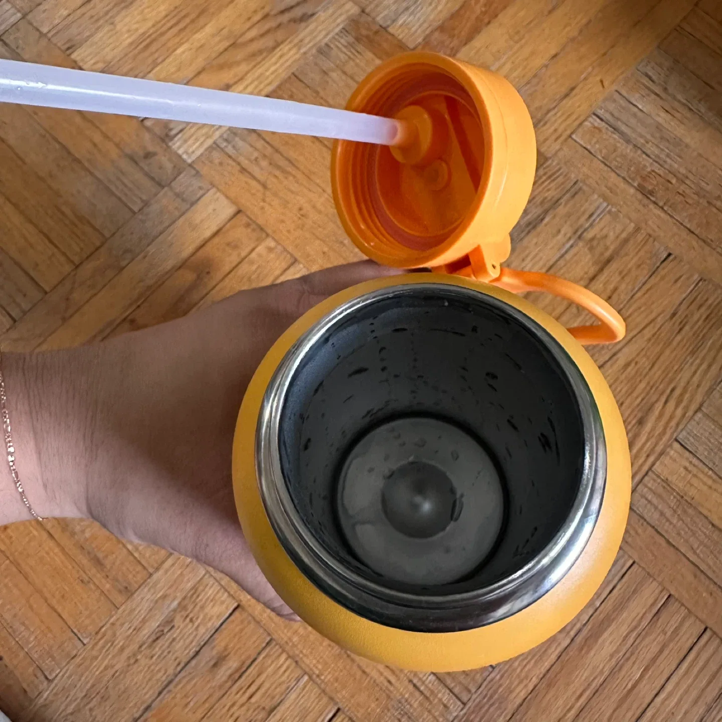 Hydrapeak 32oz Stainless Steel Bottle - Yellow image indicator(6)