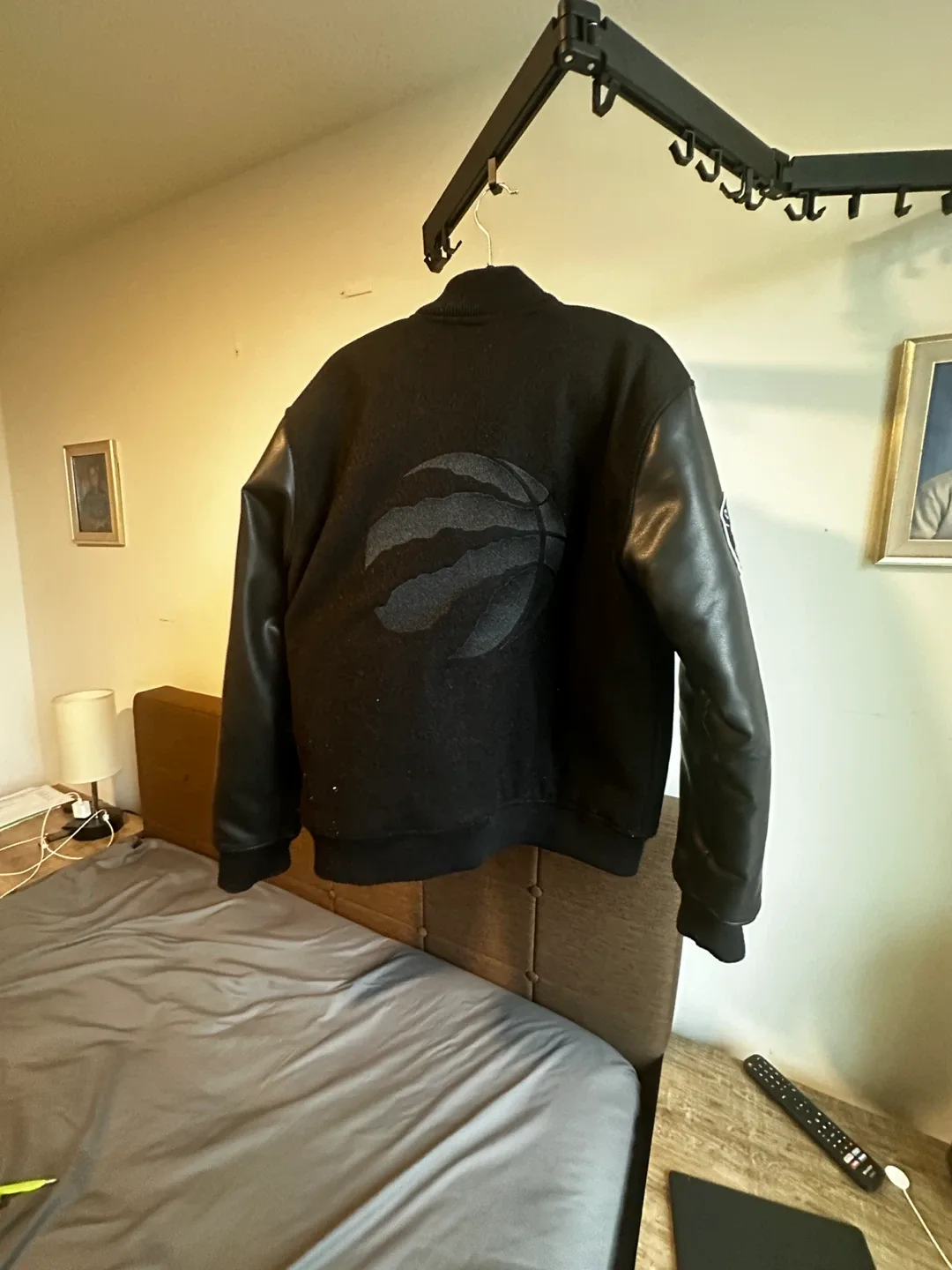 Toronto Raptors NBA Champions Wool & Leather Jacket image indicator(2)