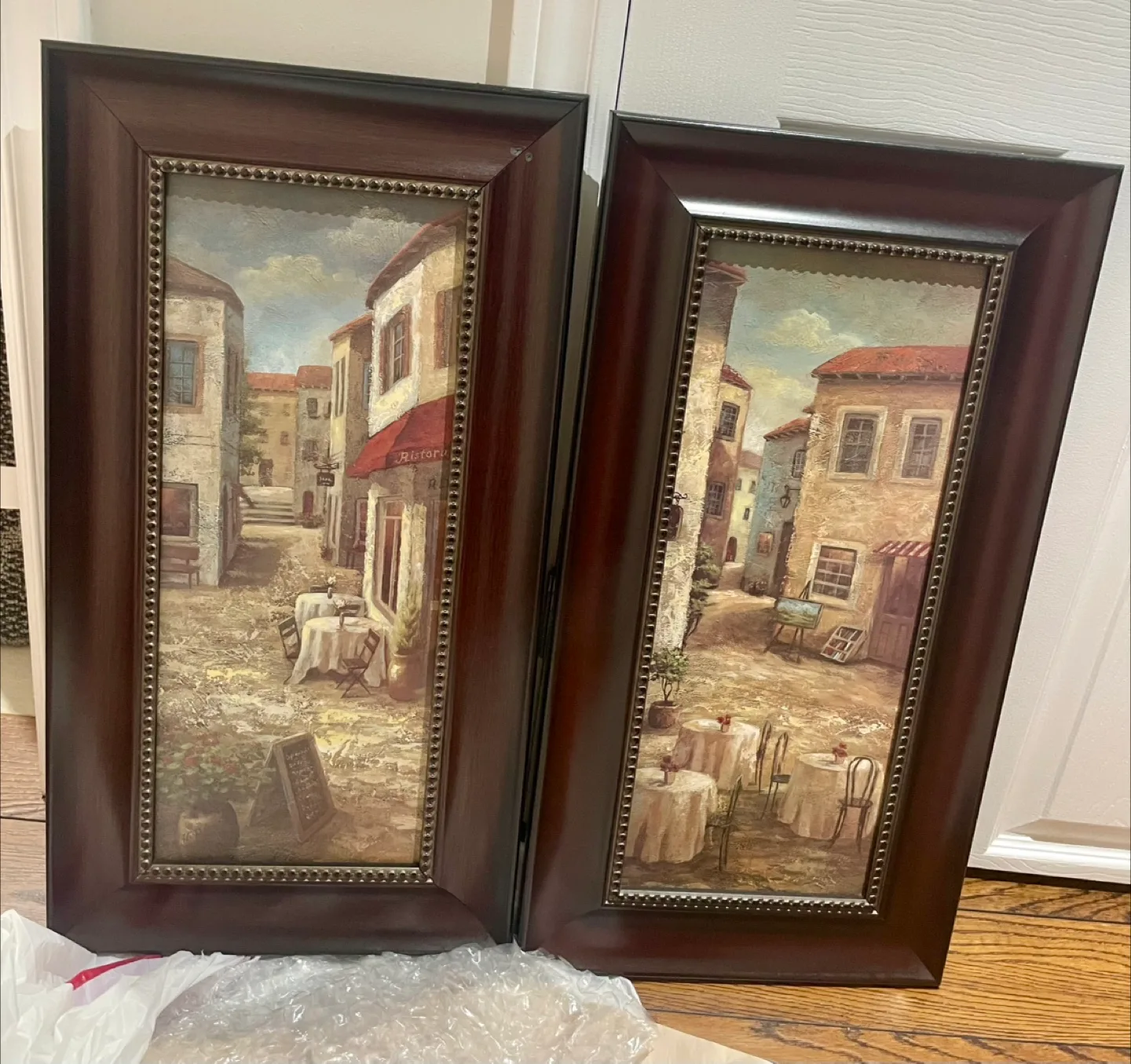 Pair of Framed Italian Cafe Prints thumbnail