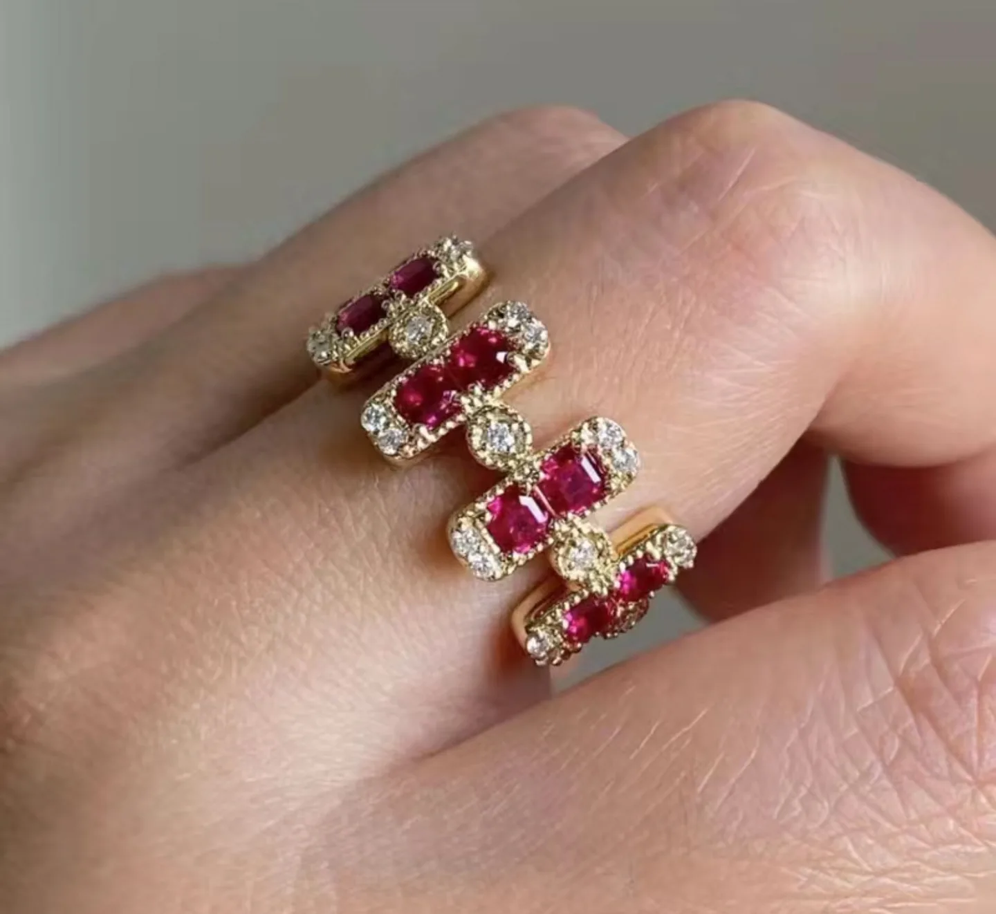 Gold color ring new thumbnail