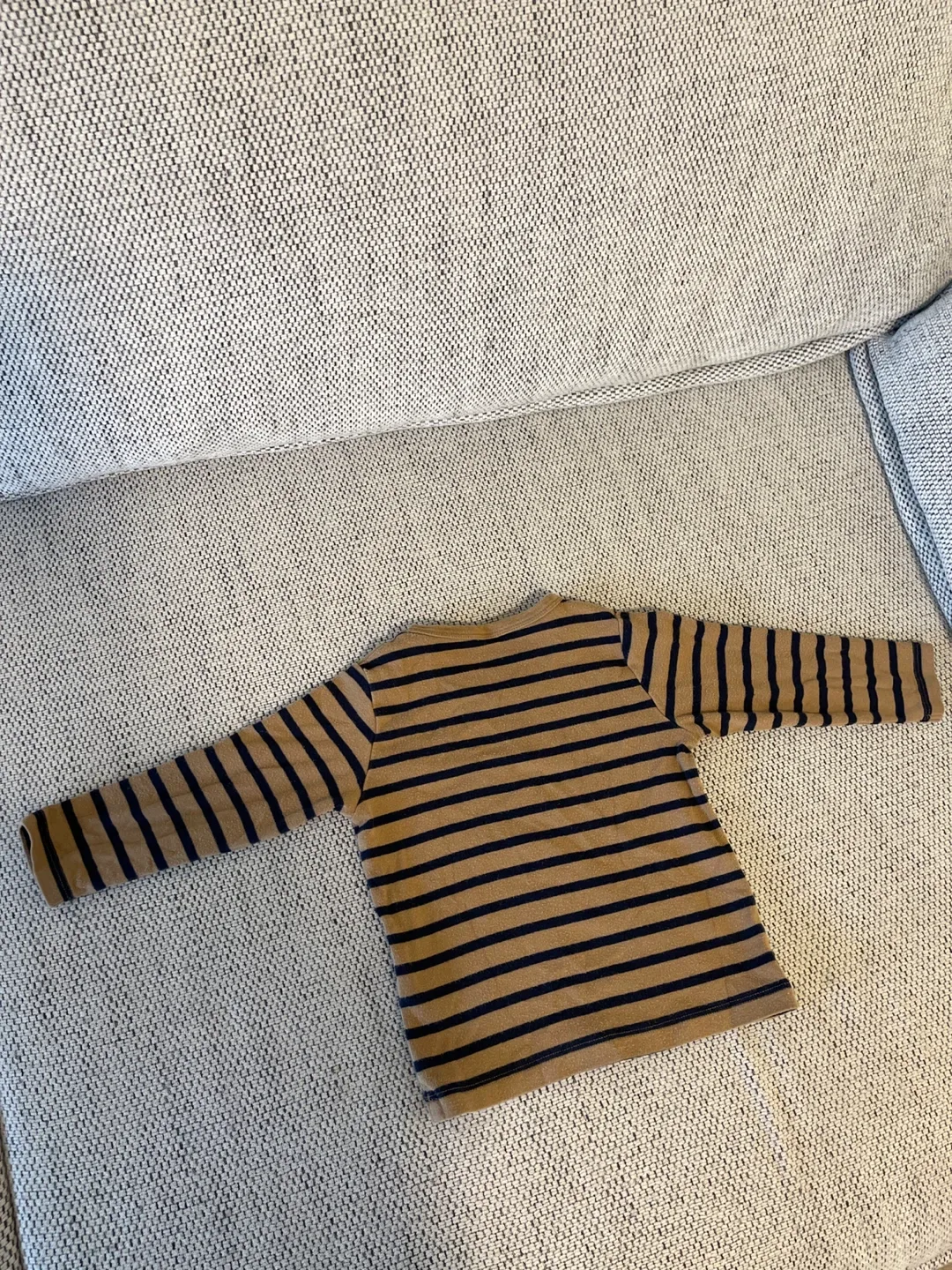 Muji kids Striped Long Sleeve Top, Size 90 🥕 image indicator(5)