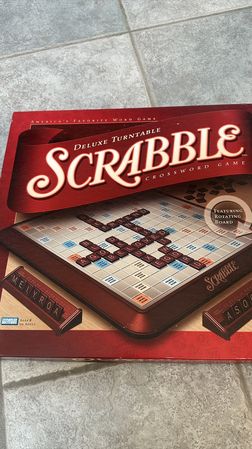 Deluxe Turntable Scrabble Game