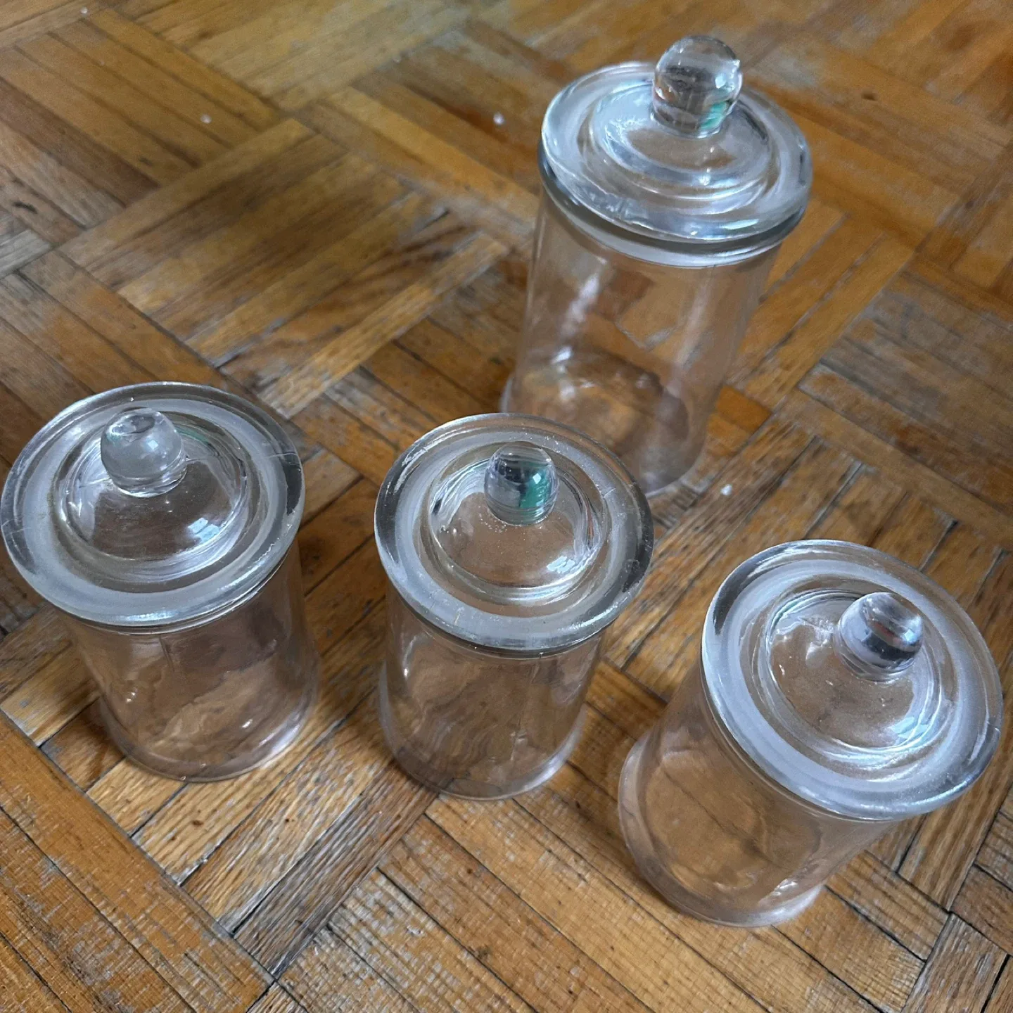 Glass Jars with Lids - Set of 4 thumbnail
