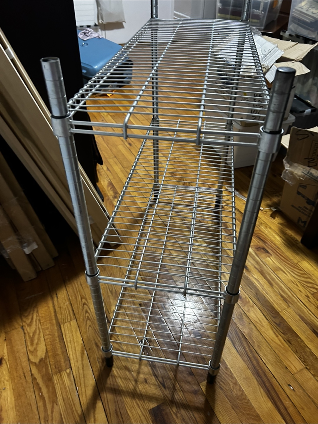 3-Tier Metal Wire Shelving Unit - photo 3