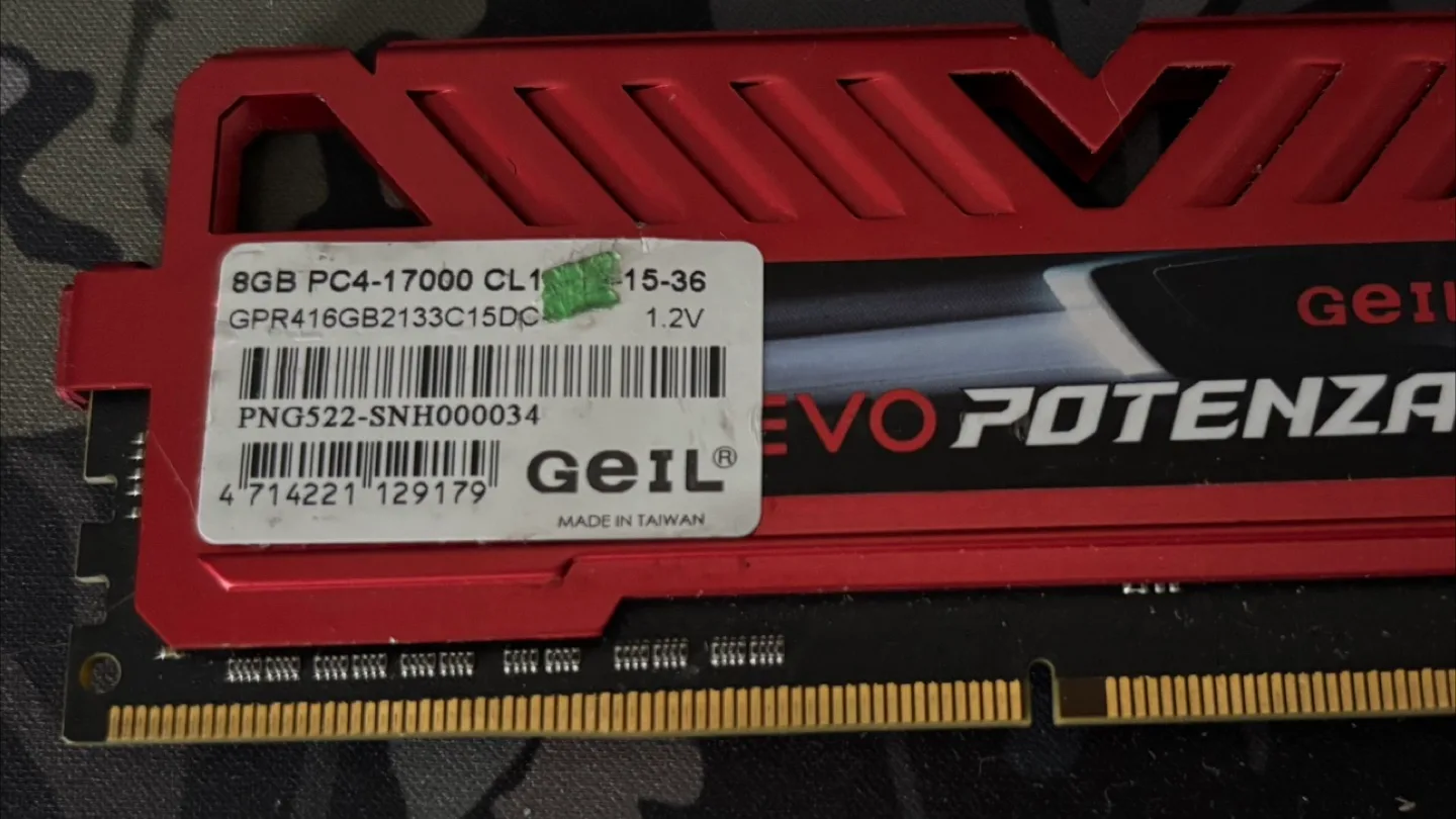 GEIL EVO POTENZA 8GB PC4-17000 RAM image indicator(3)